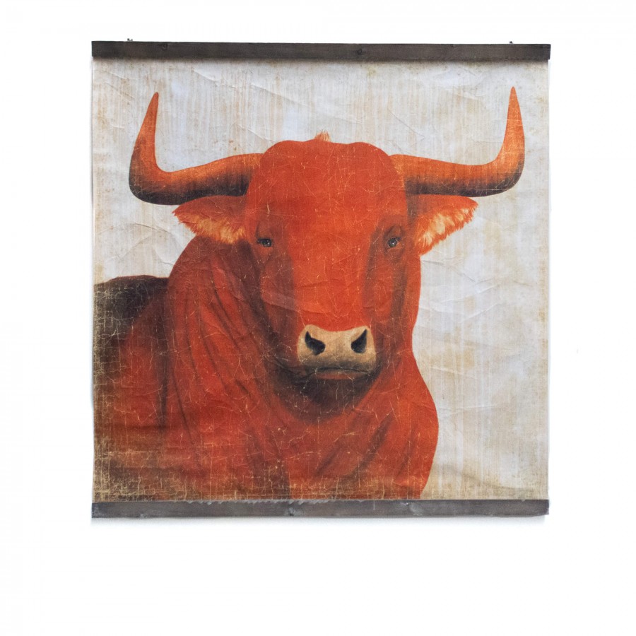 TAUREAU - RED BULL (120x120cm) TAUREAU - RED BULL (120x120cm)